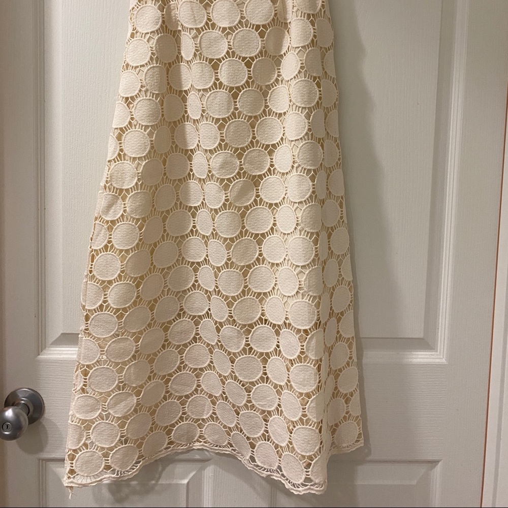 White dot skirt